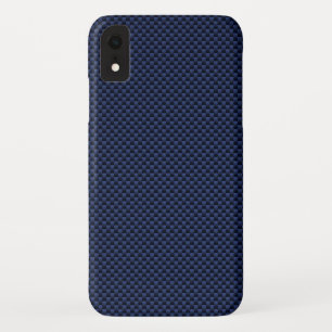 Royal Blue Carbon Style Weave Print Case-Mate iPhone Case