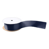 Royal Blue Carbon Style Weave Print Satijnen Lint (Spoel)