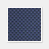 Royal Blue Carbon Style Weave Print Servetten (Voorkant)