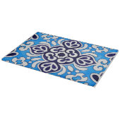 Royal Blue Ceramic Classic Geometric Mosaic  Snijplank (Hoek)
