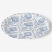Royal Blue Classic Plates Papieren Bordje (Gekanteld)