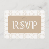 Royal Blue Classic Retro RSVP Enclosure Card Informatiekaartje (Achterkant)