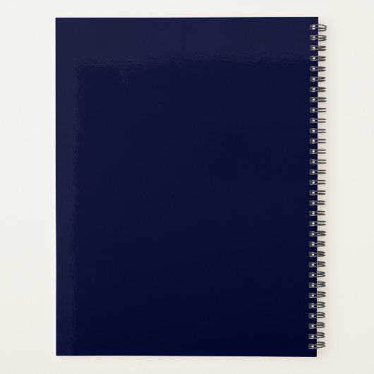 Royal Blue Color Planner (Achterkant)