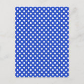 Royal Blue Combination Polka Dots van STaylor Briefkaart (Voorkant)