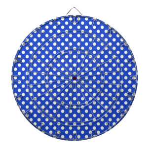Royal Blue Combination Polka Dots van STaylor Dartbord