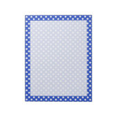 Royal Blue Combination Polka Dots van STaylor Notitieblok (Linkerzijde)