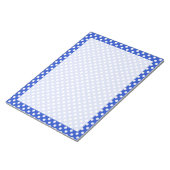 Royal Blue Combination Polka Dots van STaylor Notitieblok (Schuin)