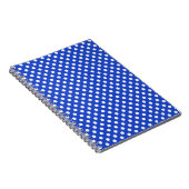 Royal Blue Combination Polka Dots van STaylor Notitieboek (Rechterzijde)