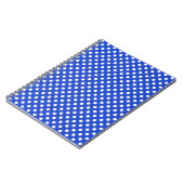 Royal Blue Combination Polka Dots van STaylor Notitieboek (Linkerzijde)