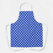 Royal Blue Combination Polka Dots van STaylor Schort (Voorkant)