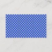 Royal Blue Combination Polka Dots van STaylor Visitekaartje (Voorkant)