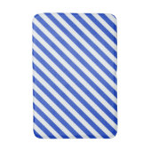 Royal Blue Combination Stripes van Shirley Taylor Badmat (Voorkant Verticaal)