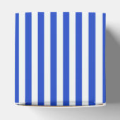 Royal Blue Combination Stripes van Shirley Taylor Bedankdoosjes (Bovenkant)