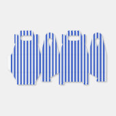 Royal Blue Combination Stripes van Shirley Taylor Bedankdoosjes (Uitgevouwen)
