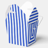 Royal Blue Combination Stripes van Shirley Taylor Bedankdoosjes (Geopend)