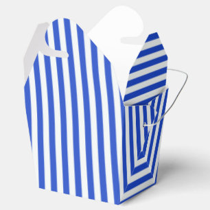 Royal Blue Combination Stripes van Shirley Taylor Bedankdoosjes