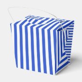 Royal Blue Combination Stripes van Shirley Taylor Bedankdoosjes (Achterkant)
