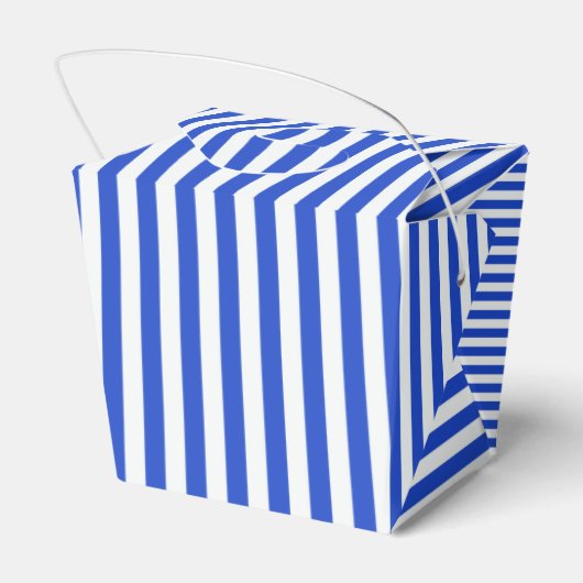 Royal Blue Combination Stripes van Shirley Taylor Bedankdoosjes (Achterkant)