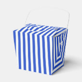 Royal Blue Combination Stripes van Shirley Taylor Bedankdoosjes (Voorkant Zijde)