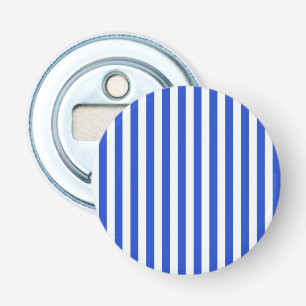 Royal Blue Combination Stripes van Shirley Taylor Button Flesopener