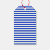 Royal Blue Combination Stripes van Shirley Taylor Cadeaulabel (Voorkant)