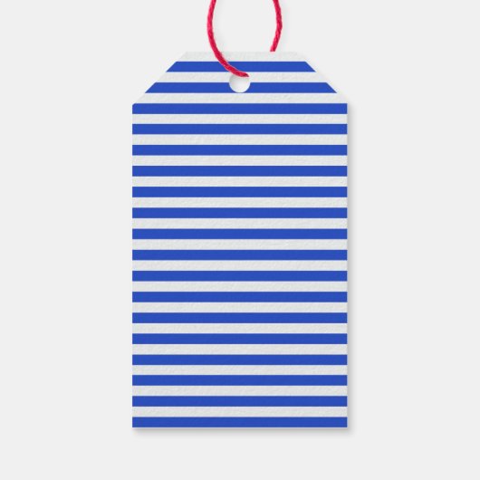 Royal Blue Combination Stripes van Shirley Taylor Cadeaulabel (Achterkant)