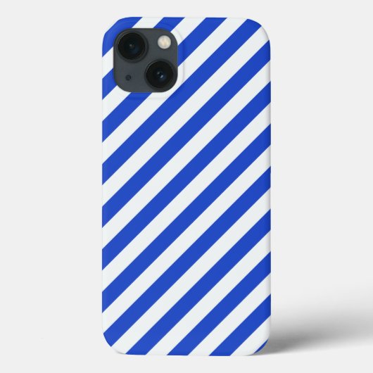 Royal Blue Combination Stripes van Shirley Taylor Case-Mate iPhone Case (Achterkant)