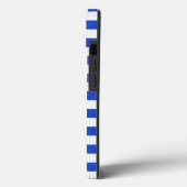 Royal Blue Combination Stripes van Shirley Taylor Case-Mate iPhone Case (Achterkant / Links)