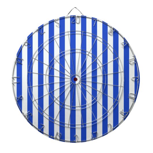 Royal Blue Combination Stripes van Shirley Taylor Dartbord (Voorkant)