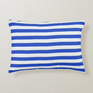 Royal Blue Combination Stripes van Shirley Taylor Decoratief Kussen