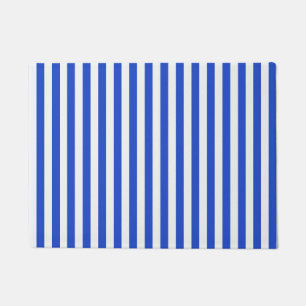 Royal Blue Combination Stripes van Shirley Taylor Deurmat