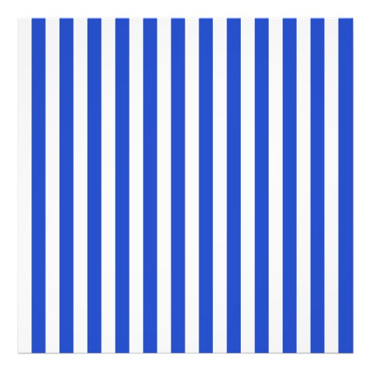 Royal Blue Combination Stripes van Shirley Taylor Foto Afdruk (Voorkant)