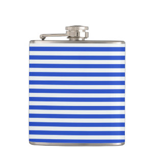 Royal Blue Combination Stripes van Shirley Taylor Heupfles