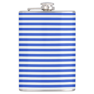 Royal Blue Combination Stripes van Shirley Taylor Heupfles