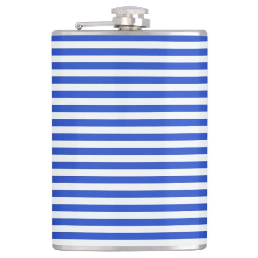 Royal Blue Combination Stripes van Shirley Taylor Heupfles (Voorkant)