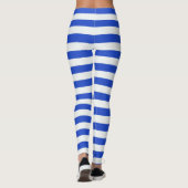 Royal Blue Combination Stripes van Shirley Taylor Leggings (Achterkant)