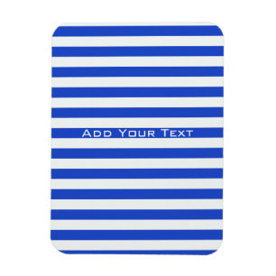 Royal Blue Combination Stripes van Shirley Taylor Magneet