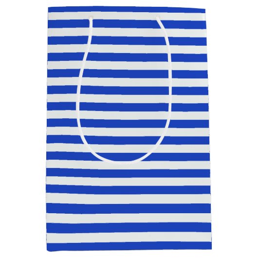 Royal Blue Combination Stripes van Shirley Taylor Medium Cadeauzakje (Voorkant)