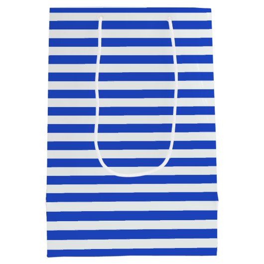 Royal Blue Combination Stripes van Shirley Taylor Medium Cadeauzakje (Achterkant)