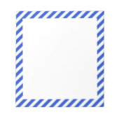 Royal Blue Combination Stripes van Shirley Taylor Notitieblok (Voorkant)
