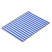 Royal Blue Combination Stripes van Shirley Taylor Notitieboek (Linkerzijde)