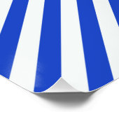 Royal Blue Combination Stripes van Shirley Taylor Poster (Hoek)