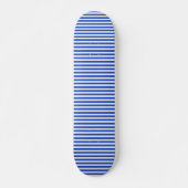 Royal Blue Combination Stripes van Shirley Taylor Skateboard (Voorkant)