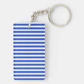 Royal Blue Combination Stripes van Shirley Taylor Sleutelhanger (achterkant)