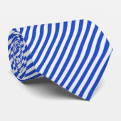 Royal Blue Combination Stripes van Shirley Taylor Stropdas (Opgerold)