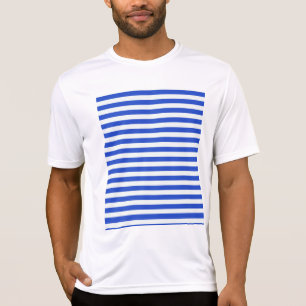 Royal Blue Combination Stripes van Shirley Taylor T-shirt