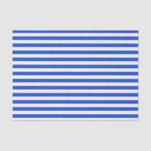 Royal Blue Combination Stripes van Shirley Taylor Tissuepapier