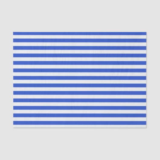 Royal Blue Combination Stripes van Shirley Taylor Tissuepapier (Voorkant)