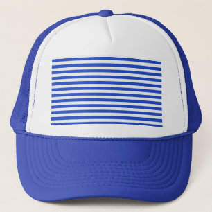 Royal Blue Combination Stripes van Shirley Taylor Trucker Pet