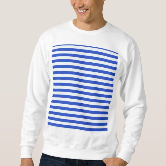Royal Blue Combination Stripes van Shirley Taylor Trui (Voorkant)